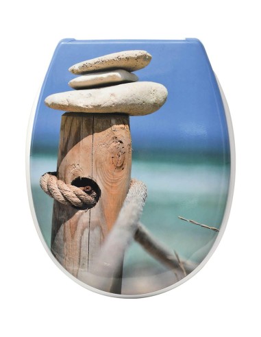 4408687 - abattant wc thermodur 18 pouces/frein de chute attaches plastiques - p