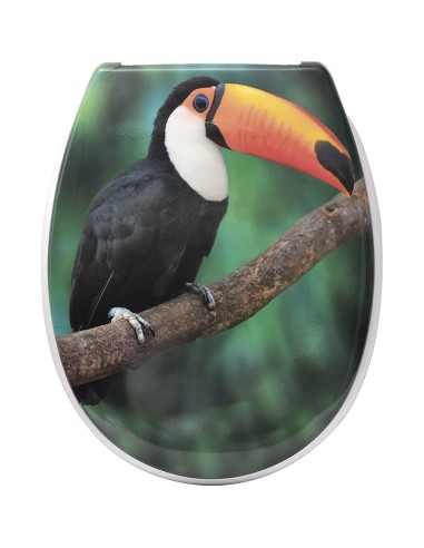 4408688 - abattant wc thermodur 18 pouces/frein de chute attaches plastiques - t