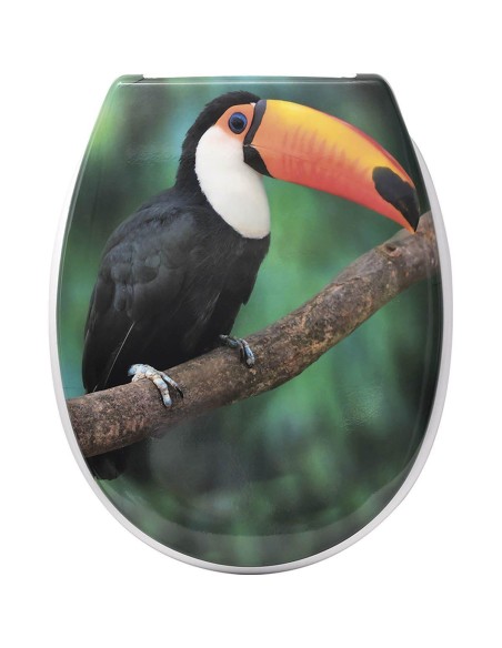 4408688 - abattant wc thermodur 18 pouces/frein de chute attaches plastiques - t