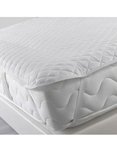 1641123 - surmatelas avec elastiques 140 x 190 cm microfibre unie mata