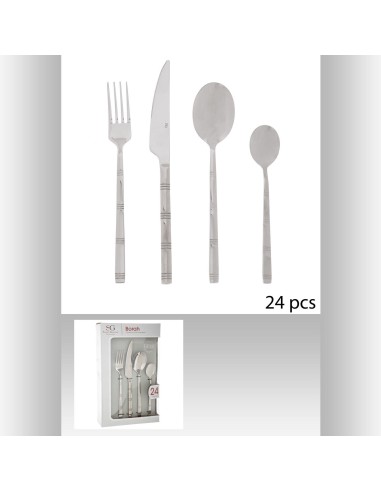 147818 - menagere inox 24p borah