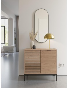 17418 - meuble aux. ariel 2p sepet pieds en métal