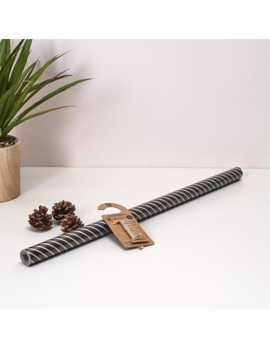 di2863-papier cadeau kraft rouleau 200x70cm x3 m24