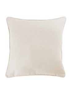 housse de coussin +encart 40 x 40 cm coton uni panama naturel