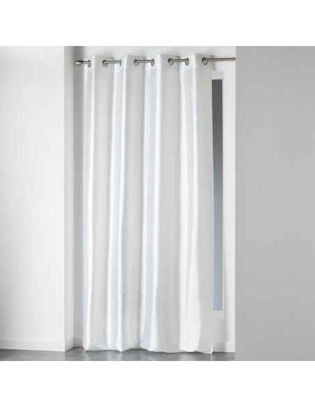1605551 - rideau a oeillets 140 x 240 cm shantung uni shana blanc