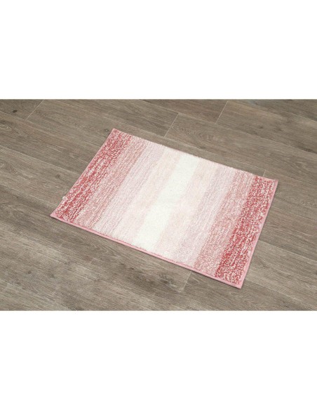tapis chine microfibre 50x70 cm - degrade rose