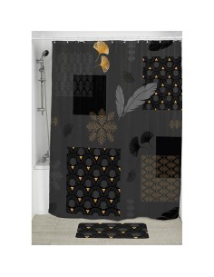 rideau de douche polyester 180x200 cm - gingko