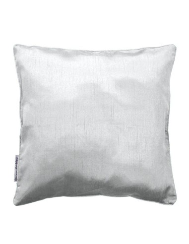 1605559 - housse de coussin +encart 40 x 40 cm shantung uni shana blanc