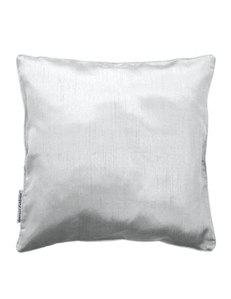 1605559 - housse de coussin +encart 40 x 40 cm shantung uni shana blanc