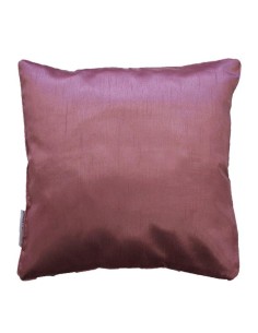 housse de coussin +encart 40 x 40 cm shantung uni shana rose