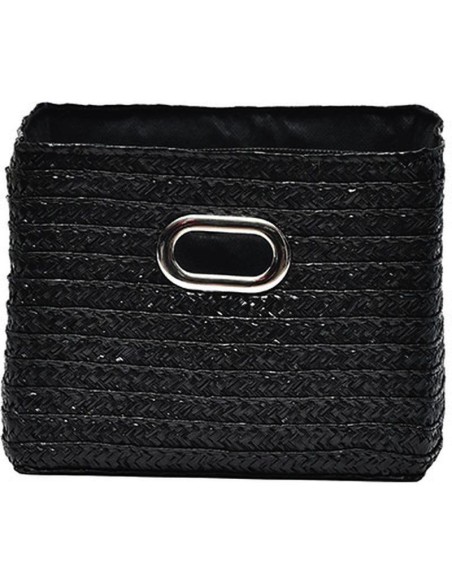 8411310302-panier gm pp 19,5x23x15 cm - noir