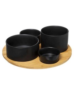 176917 - set aperitif bambou black 5p