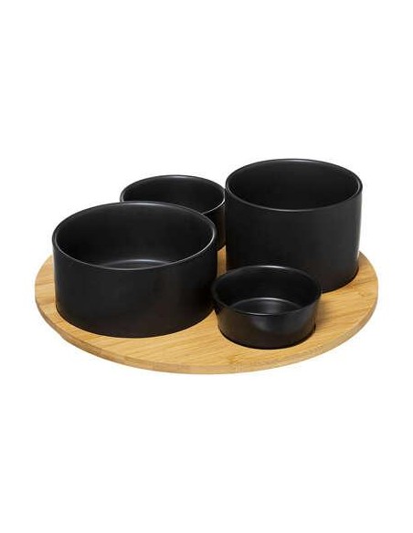 176917 - set aperitif bambou black 5p