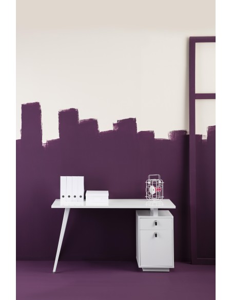 12025 - bureau rudy 1p1t blanc mat