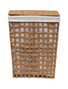 8415610402 - paniere a linge mm papier ajoure tresse forme rectangulaire evasee