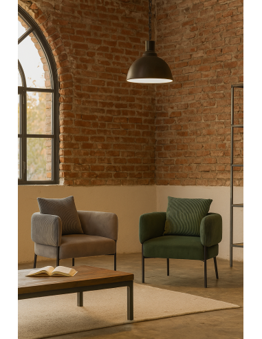 17812 - fauteuil aruni vert