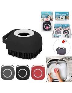 me2722-brosse a vaisselle avec reservoir silicone m24