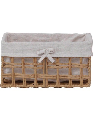 8415724705 - paniere pm papier ajoure tresse forme rectangulaire 30x18x15 cm - n