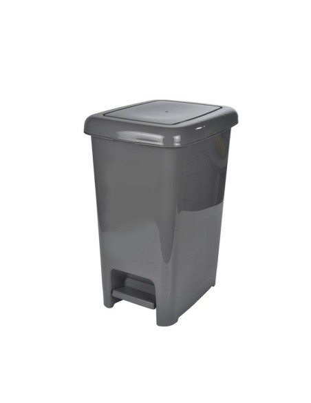 poubelle a pedale plastique 40l 31*42*h50cm gris