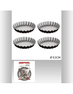 146472 - tartelette x4 12cm signature D. 12,2 x H. 2 cm