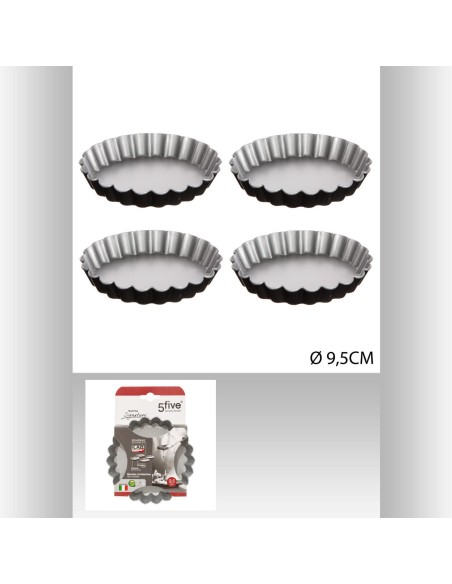 146472 - tartelette x4 12cm signature D. 12,2 x H. 2 cm