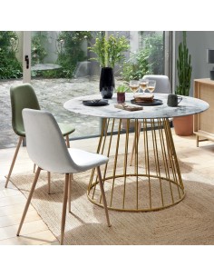 179166a - table diner rayo blc d120