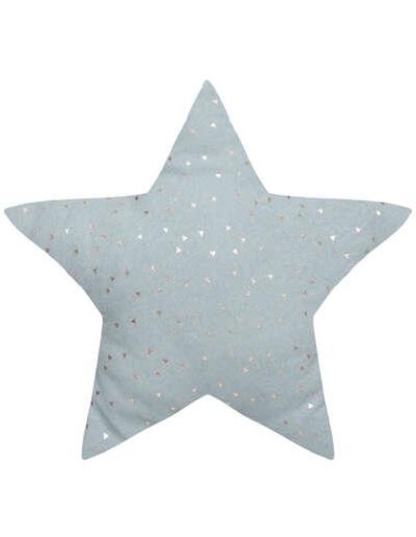 coussin berlingot etoile bleu