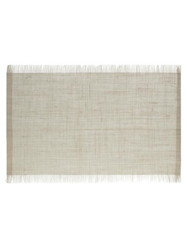 160722e _ set table frange beige 45x30 L. 44,8 x P. 30 x H. 0,1 cm