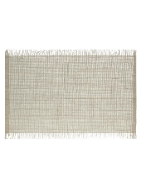 160722e _ set table frange beige 45x30 L. 44,8 x P. 30 x H. 0,1 cm