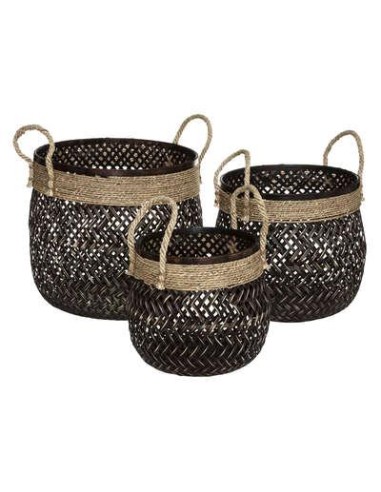 paniers bamb corde rond brn 3/3