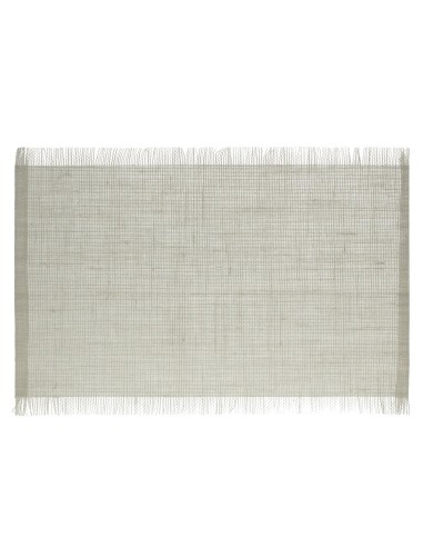 160722c - set table frange gris cl 45x30 L. 44,8 x P. 30 x H. 0,1 cm