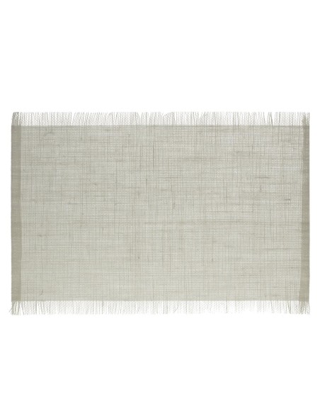 160722c - set table frange gris cl 45x30 L. 44,8 x P. 30 x H. 0,1 cm