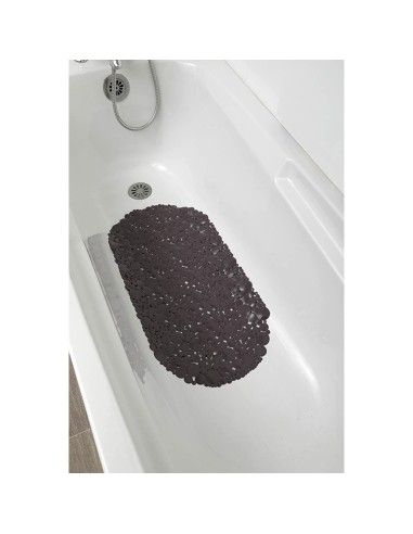 7215165 - fond de baignoire pvc 69x36 cm bulles - taupe