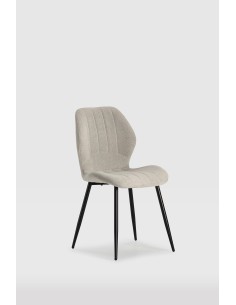 17877 - chaise milu/gala blanc 4p/c