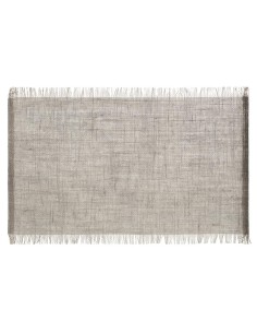 set table frange gris f 45x30 L. 44,8 x P. 30 x H. 0,1 cm