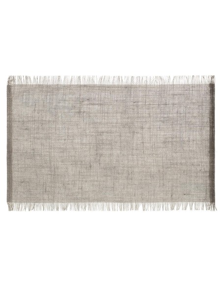 set table frange gris f 45x30 L. 44,8 x P. 30 x H. 0,1 cm