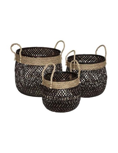 paniers bamb corde rond brn 1/3