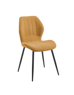 17951 - chaise milu/gala moutarde 4p/c