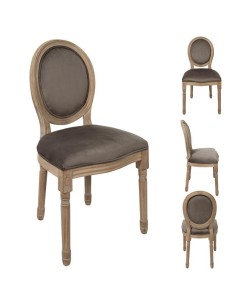 hd7323 - chaise eleonor velours taupe m2