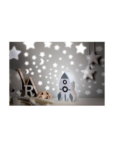 la11044cai - veilleuse fusee projection murale m8