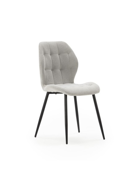 17875 - chaise nalu/gala gris clair