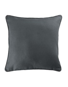 1604673-coussin passepoil 60 x 60 cm coton uni panama ardoise
