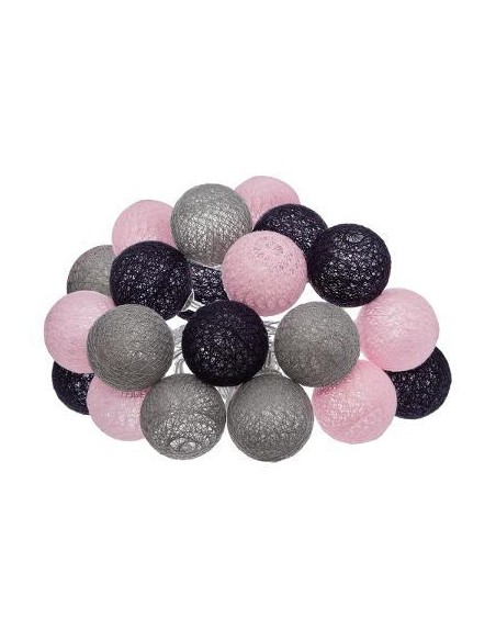 guirlande led secteur 20 boules "soft" d.6