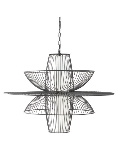 148145-suspension metal filaire "aisai" noir d.77