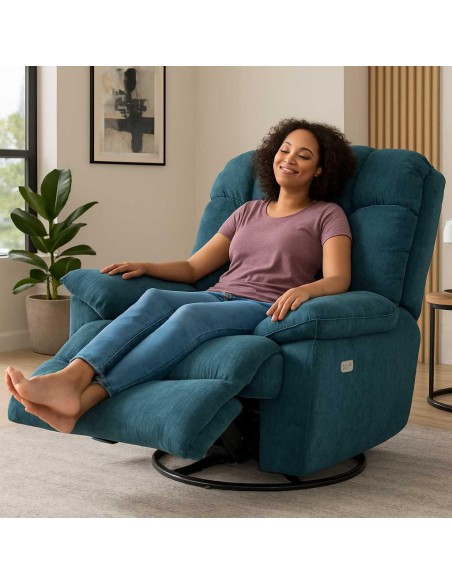 230408 - fauteuil swipe cream electrique avec support gsm -city 102