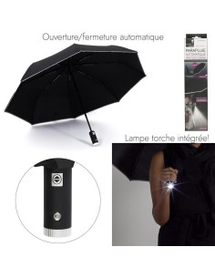 pl371-parapluie torche ouverture et fermeture auto m8