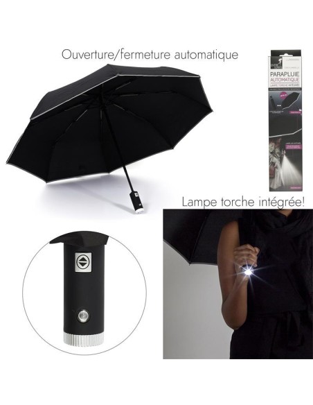 pl371-parapluie torche ouverture et fermeture auto m8