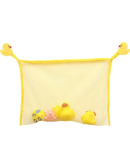 952425 - filet a jouets polyester sur ventouses deco canard - enfantine