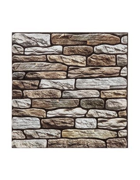 150405c - sticker caro mur taupe x2