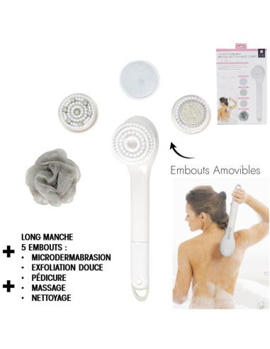 sc29454-brosse nettoyante corps 5 en 1 m6